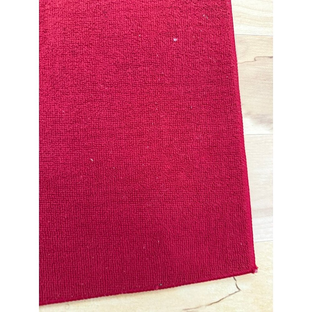 Red circle pattern floor mat - Picture 7 of 7